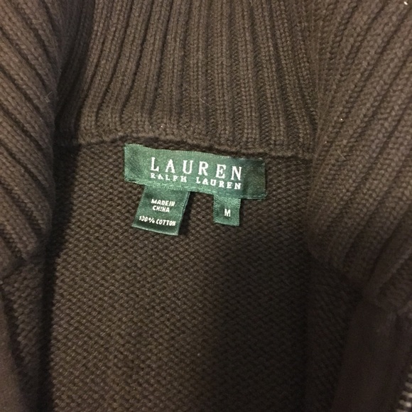 Ralph Lauren Zip Up Sweater 100% cotton - Picture 2 of 3